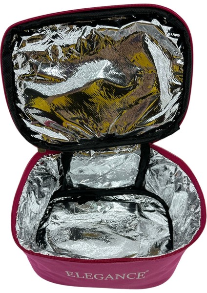 Termoslu Beslenme Çantası Pembe fırsatları