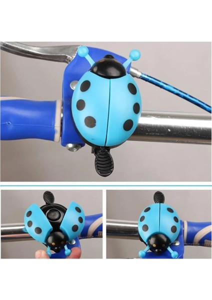 Mavi Stil Bisiklet Zili Beetle Karikatür Bisiklet Zili Güzel Çocuklar Komik Uğur Böceği Çan Halkası Bisiklet Sürmek Için Korna Bisiklet Aksesuarları (Yurt Dışından) fırsatları