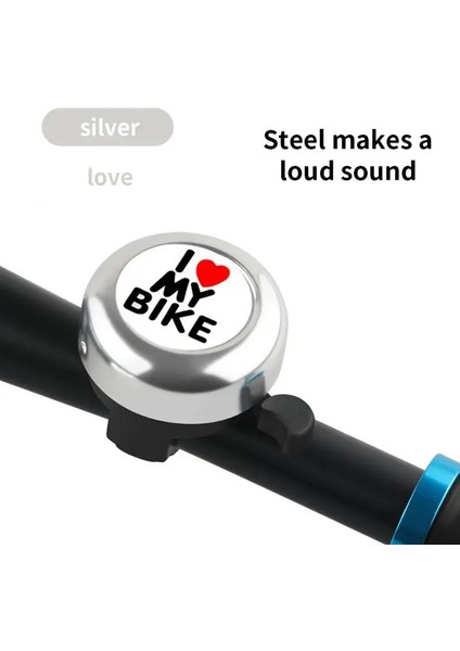 Gümüş Tarzı Yüksek Sesle Bisiklet Korna Koza Elektrikli Metal Halka Çağrı Bisikletleri Bells Süper Yüksek Sesle Bisiklet Aksesuarları Bisiklet Zili Yol Bisikleti Pas Geçirmez Mini (Yurt Dışından)