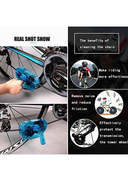 Pengfu Shop Temizleyici2 Tarzı Thinkrider Zincir Temizleyici Temizleme Bisiklet 3D Zincir Fırça Yıkama Aracı Seti Mtb Bisiklet Koruma Yağı Bisiklet Zinciri Dağ Için (Yurt Dışından)