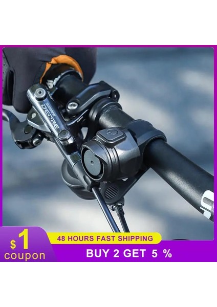 Siyah Stil USB Bisiklet Zili Su Geçirmez Bisiklet Bisiklet Zilleri Şarj Edilebilir Elektrikli Korna Mini Taşınabilir Bisiklet Gidon Çan Bisiklet Aksesuarları (Yurt Dışından) fırsatları