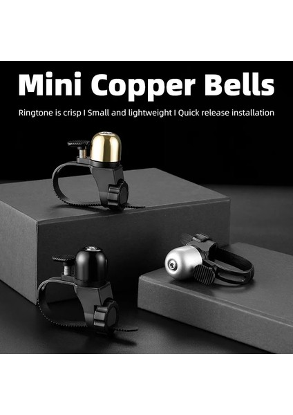 Siyah Stil Bisiklet Zili Genel Ayarlanabilir Dağ Bisikleti Bakır Alaşım Mini Retro mm Çan Seçim Strike Horn Scooter Yol Mtb Aksesuarları (Yurt Dışından) modelleri