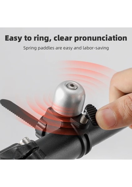 Siyah Stil Bisiklet Zili Genel Ayarlanabilir Dağ Bisikleti Bakır Alaşım Mini Retro mm Çan Seçim Strike Horn Scooter Yol Mtb Aksesuarları (Yurt Dışından) fırsatları