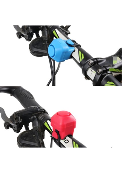 Kırmızı Stil Bisiklet Elektronik Yüksek Sesle Korna Uyarı Zili 130DB Uyarı Güvenlik Elektrikli Zil Sireni Bisiklet Gidon Alarm Zili Bisiklet Aksesuarları (Yurt Dışından) fırsatları