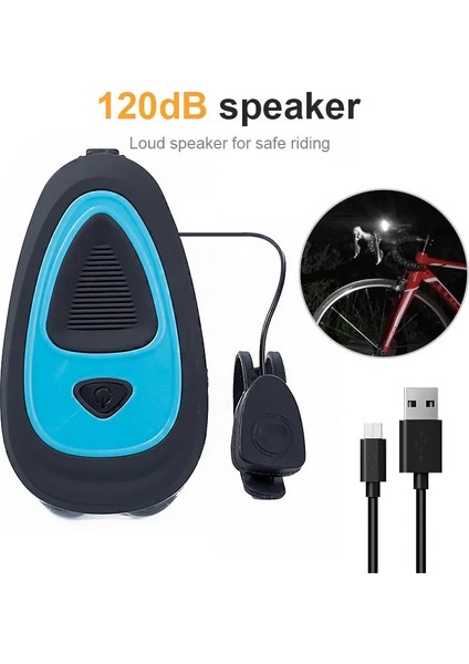 Mavi Stil Elektrikli Loud Horn LED Bisiklet Işığı Ön Mtb Yol Bisiklet Lambası Bisiklet Far Bisiklet El Feneri Bisiklet Yol Bisiklet Lambası Parçası (Yurt Dışından) indirimleri