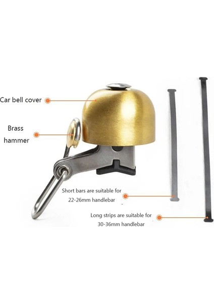 Gümüş Tarzı Retro Bisiklet Zili Temizle Yüksek Ses Çelik Klasik Mtb Dağ Bisikleti Gidon Halka Boynuz Bakır Güvenlik Bisiklet Uyarı Alarmı (Yurt Dışından) fırsatları