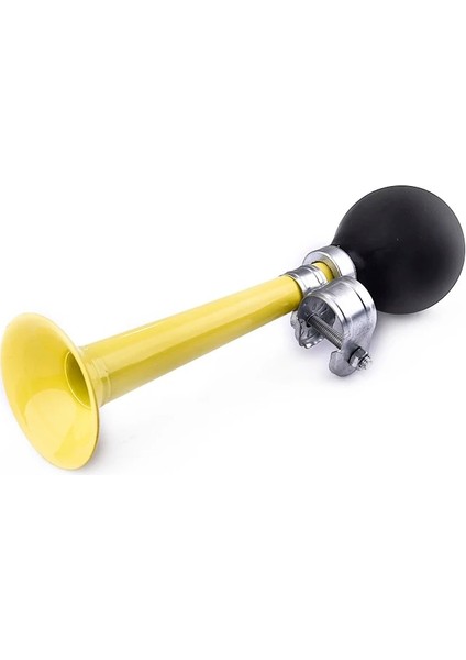 Sarı Stil Rıdecyle Bisiklet Bisiklet Bisiklet Havalı Korna Çan Alarmı Retro Metal Büküm Boru Kauçuk Ampul (Yurt Dışından)