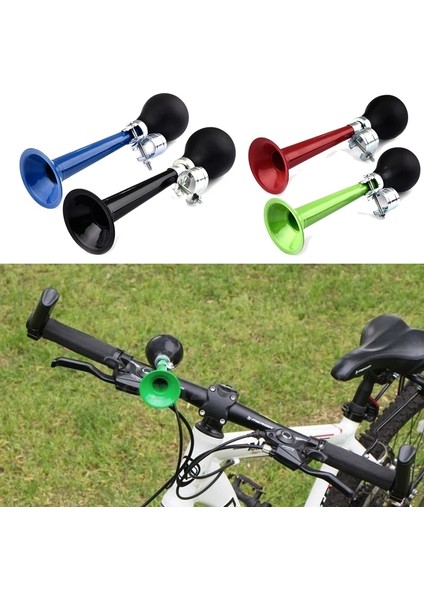 Sarı Stil Rıdecyle Bisiklet Bisiklet Bisiklet Havalı Korna Çan Alarmı Retro Metal Büküm Boru Kauçuk Ampul (Yurt Dışından) modelleri
