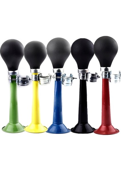 Sarı Stil Rıdecyle Bisiklet Bisiklet Bisiklet Havalı Korna Çan Alarmı Retro Metal Büküm Boru Kauçuk Ampul (Yurt Dışından) fırsatları