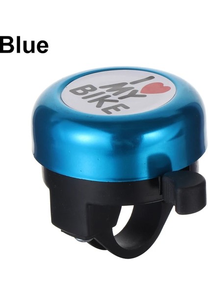 Mavi Stil Çap Gidon Bisiklet Halkası Bisiklet Kornası Bells Çocuk Çocuk Sevimli Alarm Uyarı Yüksek Sesle Ses Bisiklet Aksesuarları (Yurt Dışından)