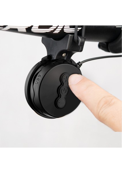 Siyah Stil Twooc Bisiklet Elektronik Korna Ses Ayarı 4 Çeşit Clagtones Şarj Edilebilir 100DB Sert Değil Yol Dağ Bisikleti (Yurt Dışından) fiyatları