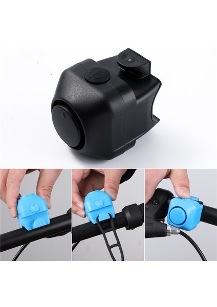 Siyah Stil 130 Db Uyarı Güvenlik Elektrikli Zil Polis Sireni Bisiklet Gidon Alarm Zili Bisiklet Elektronik Yüksek Sesle Korna Bisiklet Aksesuarları (Yurt Dışından) fiyatları