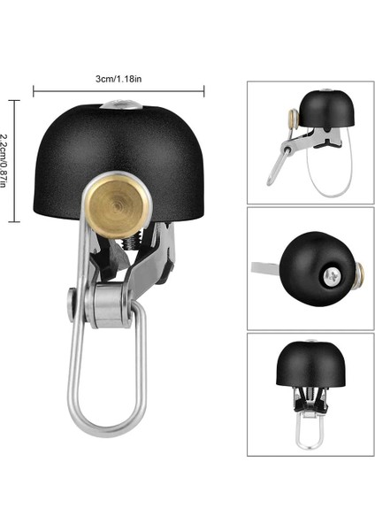 Altın Tarzı 2020 Yeni Bisiklet Zili Retro Yüksek Ses Bisiklet Zili Dağ Bisikleti Yol Bisikleti mm Gidon (Yurt Dışından) modelleri