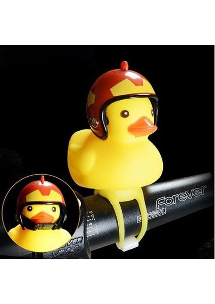 Bir Stil Artoon Bisiklet Çan Silikon Küçük Sarı Ördek Şekli Bisiklet Bellg Gidon Ördek Başkanı Işık Mtb Bisiklet Aksesuarları (Yurt Dışından)