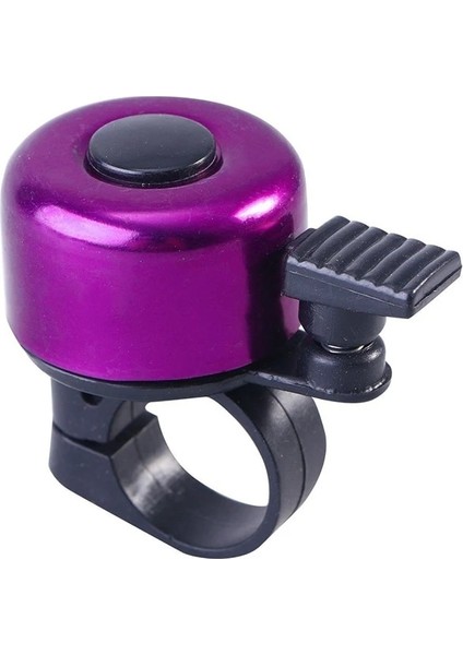 Mor Tarzı Güvenlik Bisiklet Gidon Çan Halkası Siyah Bisiklet Zili Korna Ses Alarmı Bisiklet Bisiklet Açık Koruyucu Çan Yüzükler Uyarı (Yurt Dışından)