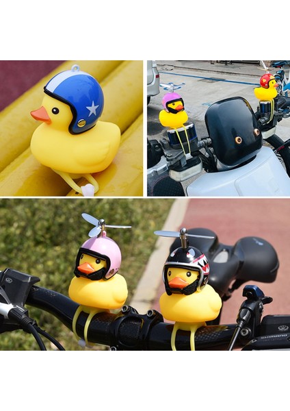 NO.6 stili Ördek bisiklet zili Lastik Ördek Bisiklet Aksesuarları Karikatür Ördek Kafası Işık Ördek Bisiklet Zili Ördek Kask Oyuncaklar Çocuklar Yetişkinler Için (Yurt Dışından) modelleri