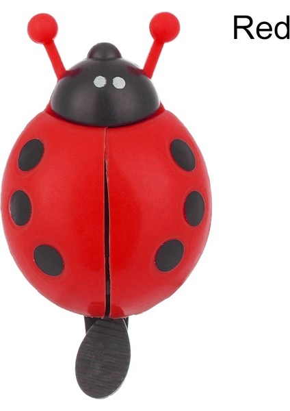 Kırmızı Stil Çocuk Erkek Kız Güzel Uğur Böceği Plastik Bisiklet Zili Beetle Bisiklet Gidon Alarm Zili Güvenlik Uyarı Kornası Bisiklet Aksesuarları (Yurt Dışından)