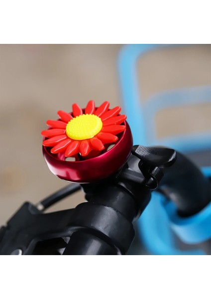 Kırmızı Stil 1 Adet Çok Renkli Çocuklar Komik Bisiklet Zili Papatya Çiçek Boynuzları Bisiklet Çocuk Kız Bisiklet Halka Alarmı Gidon Alaşımlı Plastik (Yurt Dışından) modelleri