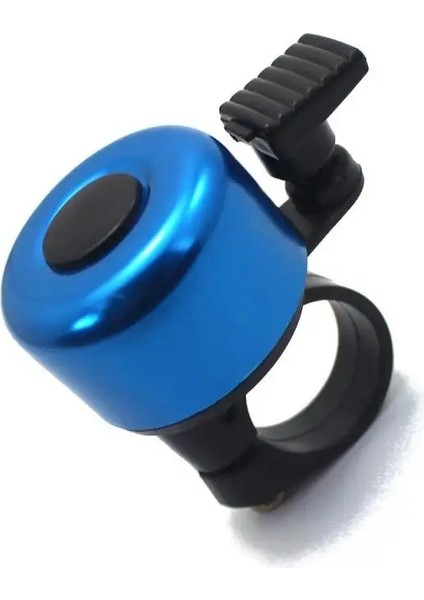 Mavi Stil Bisiklet Zili Süper Yüksek Sesle Parlak Su Geçirmez Paslanmaz Çelik Bisiklet Zili Korna Bisiklet Aksesuarları Ekipmanları Gidon Zili (Yurt Dışından)