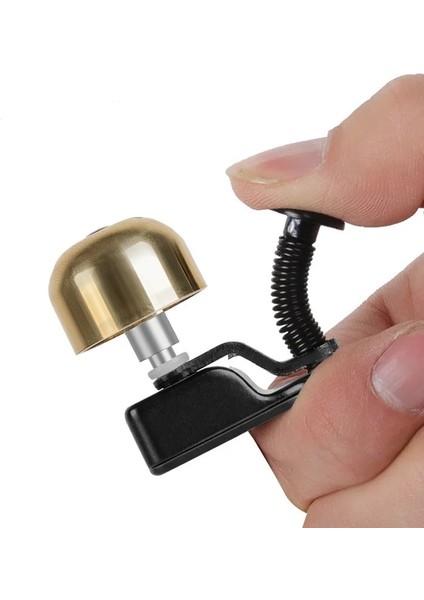 Siyah Stil Bisiklet Zili Bisiklet Zili Zil Bakır Çan Bisiklet Bisiklet Kornası Net Ses ile Dağ Bisikleti Yol Bisikleti Için (Yurt Dışından) fırsatları