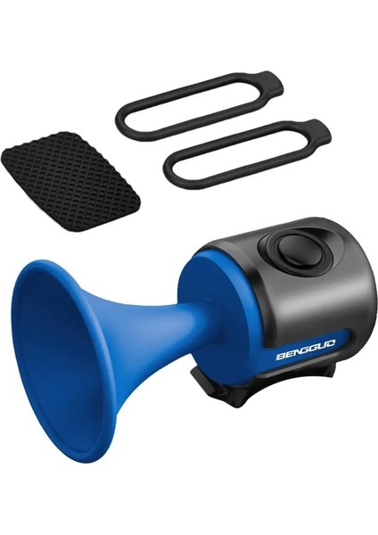 Mavi Stil 120DB Elektrikli Bisiklet Kornası Yüksek Sesle Bisiklet Zili Uyarı Sesi ile Bisiklet Kornaları Uyarı Sesi ve Pil ile Çocuklar Için Scooter Bisikletleri (Yurt Dışından)