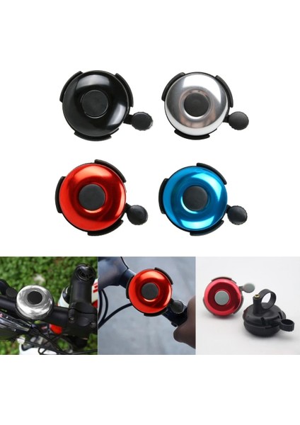 Mor Tarzı Bisiklet Zili Dağ Yol Bisiklet Kornası Ses Alarmı Güvenlik Bisiklet Gidon Halkası Çocuk Bisikleti Çağrı Uyarı Halkası (Yurt Dışından) fırsatları