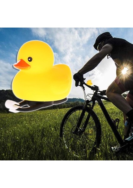Küçük Sarı Ördek Bisiklet Bells Farlar Dağ Bisikleti Gidon Karikatür Yüzük (Yurt Dışından) fırsatları