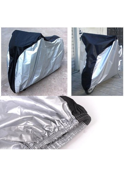 Siyah Stil Su Geçirmez Araba Kılıfı Açık Bisiklet Koruyucu Motosiklet Barınak Motosiklet Güneş Koruması (Yurt Dışından) indirimleri