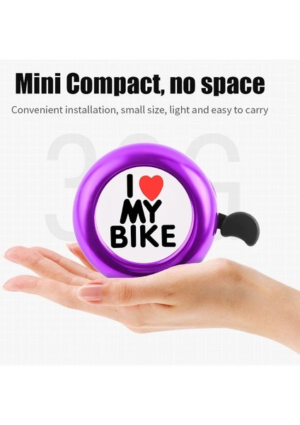 Mor Tarzı Bisiklet Gidon Çan Pas Geçirmez Süper Yüksek Sesle M Bisikletleri Bells Çocuk Bisiklet Bisiklet Kornası Bells Su Geçirmez Taşınabilir Loud (Yurt Dışından) fiyatları
