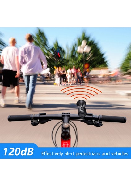 Mavi Stil Elektrikli Bisiklet Korna 120DB Bisiklet Zili Ipx4 Su Geçirmez Bisiklet Uyarı Alarmı Çocuklar Için Scooter Yol Mtb Bisikletleri (Yurt Dışından) modelleri