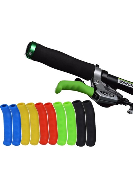 Bu Tarzı 1 Çift Dağ Bisikleti Gidon Kavrama Wrap Bisiklet Fren Kolu Kaymaz Silikon Kapak Koruyucu Çıkarılabilir Gidon Tutma Kapağı (Yurt Dışından) indirimleri