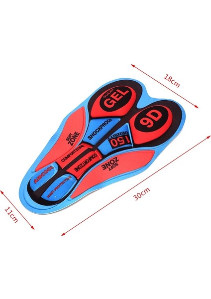 Bir Stil Fietsen Kussen Şort Kussen Ademend Pedleri Fietsen Base Kussen Outdoor Fietsen 9d Silicagel Pad Rijden Aksesuarları (Yurt Dışından)
