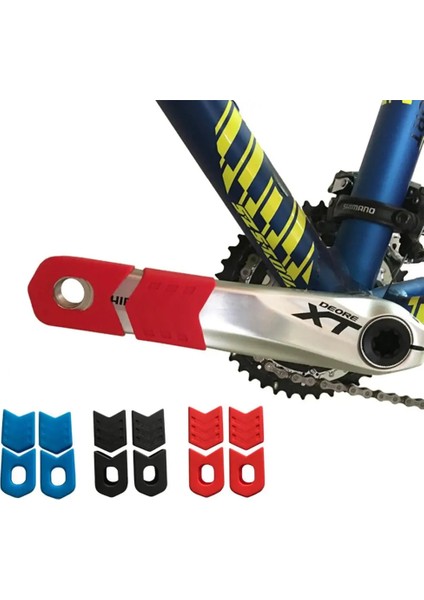 Bir Stil 4 Adet Mtb Aynakol Koruyucu Kapak Silikon Bisiklet Krank Kol Kol Kaymaz Aynakol Krank Koruyucu Çizmeler Bisiklet Aksesuarı (Yurt Dışından) fırsatları