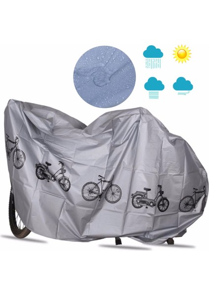 Siyah Stil Büyük Su Geçirmez Bisiklet Bisiklet Kapağı Açık Uv Guardian Mtb Bisiklet Çantası Tozluk Işık Taşınabilir Polyester Aksesuarları (Yurt Dışından) fiyatları