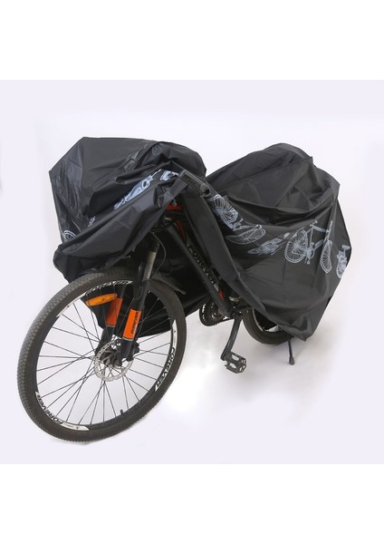 Gri Tarzı 200X100CM Su Geçirmez Bisiklet Örtüsü Açık Uv Guardian Mtb Bisiklet Çantası Bisiklet Yağmuru Önlemek Için Bisiklet Örtüsü Bisiklet Aksesuarları (Yurt Dışından)