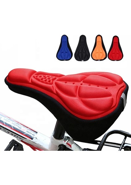 Siyah Stil Fiets Zadel Fietsen Koltuk Kapağı Kussen 3D Ademend Bisiklet Dağ Döngüsü Accessoires Kalıne Sponsu Ped Voor Açık, Yarış 1 Adet (Yurt Dışından) fiyatları