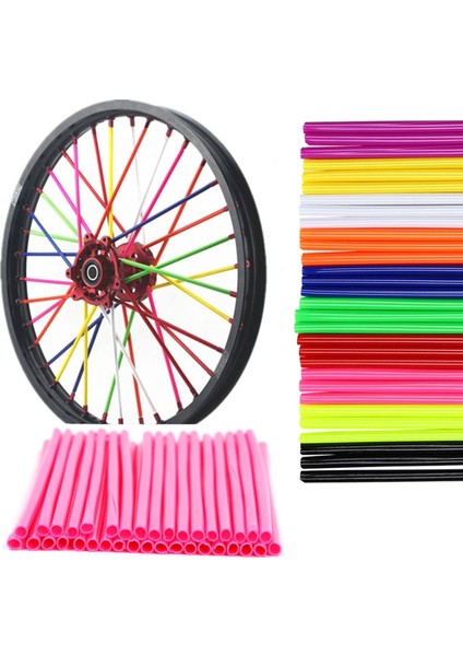 Mor Tarzı Ack Motosiklet Bisiklet Jant Kapağı Renkli Motokros Jantlar Skoke Koruyucu Bisiklet Koruma Sarar Kiti Evrensel Dekor (Yurt Dışından) fiyatları