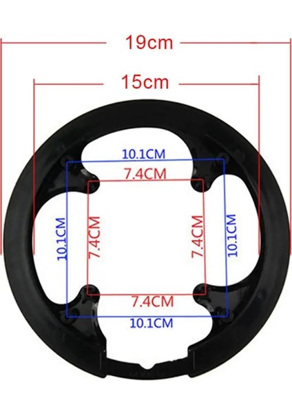 G4WN-42 Stili Mtb Bisiklet Dişli Koruma Zinciri Tekerlek Koruyucu Kapak Krank Zincir Halkası Koruyucu Bisiklet Bisiklet Aksesuarları T (Yurt Dışından)