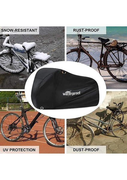 Beyaz Stil Bisiklet Örtüsü F Bisikletler, 210T Su Geçirmez Açık Bisiklet Depolama Koruyucu Yağmur Güneş Uv Toz Rüzgar Geçirmez Bisiklet Örtüsü (Yurt Dışından) fırsatları