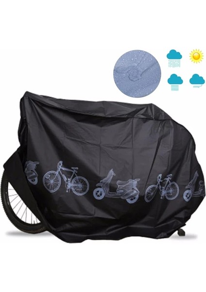 Siyah Stil Su Geçirmez Bisiklet Bisiklet Örtüsü Açık Uv Guardian Mtb Bisiklet Durumda Bisiklet Yağmur Önlemek Için Bisiklet Örtüsü Bisiklet Aksesuarları (Yurt Dışından)