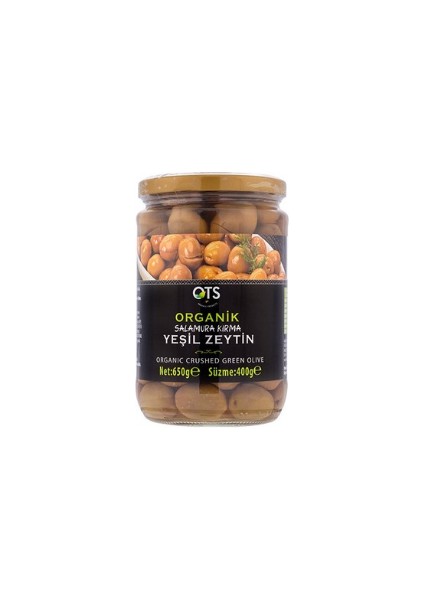 Organik Salamura Kırma Yeşil Zeytin
