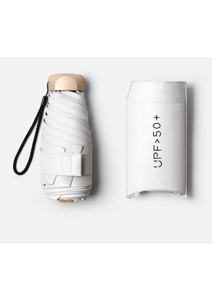 Hyt-Ultralight Şemsiye Rüzgar Geçirmez Şemsiye-Açık - Krem Rengi (Yurt Dışından)