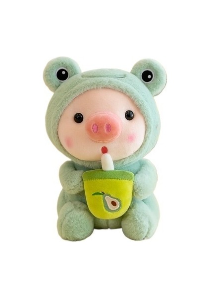 Sevimli Tutma Şişesi Domuz Bebek Peluş Oyuncak Küçük Kaplan Bez Bebek Noel Bebek Yakalayıcı (Yurt Dışından)