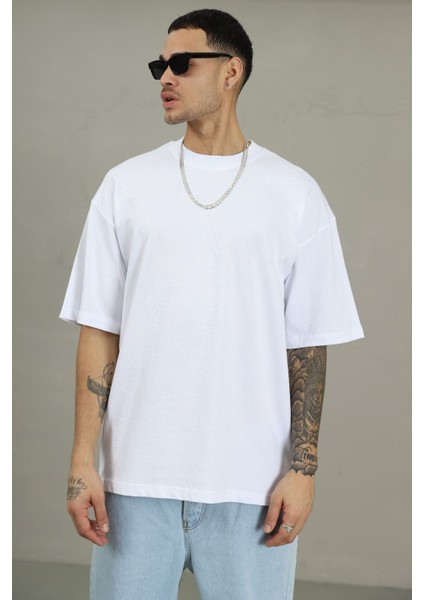 Oversize Erkek T-Shirt %100 Pamuk Kalın Dokulu fiyatları