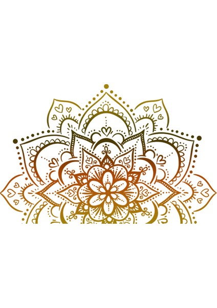 Bohemian Yaratıcı Mandala Çiçek Stickers, Oturma Odası Foyer Evde Arka Plan Dekorasyon Duvarı Stickers (Yurt Dışından)