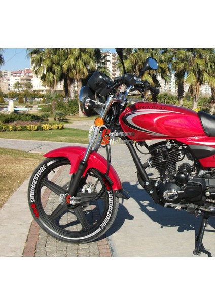 Bridgestone Motorsiklet Lastik Yazısı Sticker 8 Adet (Rks Mondial Falcon Kuba Yamaha Honda Tüm Motorlara Uyumlu)