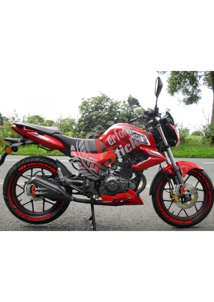 Dunlop Drezza & Kuyruk Motorsiklet Scooter Lastik Yazısı Sticker 8 Adet (Rks Mondial Falcon Kuba Yamaha Honda Tüm Motorlara Uyumlu)