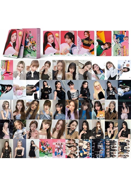 Kpop Ive Lomo Kart Photocards 55PCS Ive 2023 Sezonun Selamlar Yeni Albüm Lomo Card Ive Mini Fotoğraf Kartları Ive Poster Kartları Hayranlar Için (Yurt Dışından)