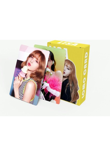 55PCS Blackpink Lomo Kartları Blackpink Albüm Kpop Kartpostallar Için Kartpostallar (Jisoo) (Yurt Dışından)