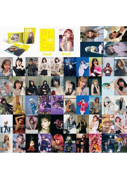 55PCS Blackpink Lomo Kartları Blackpink Albüm Kpop Kartpostallar Için Kartpostallar (Jisoo) (Yurt Dışından) fiyatları